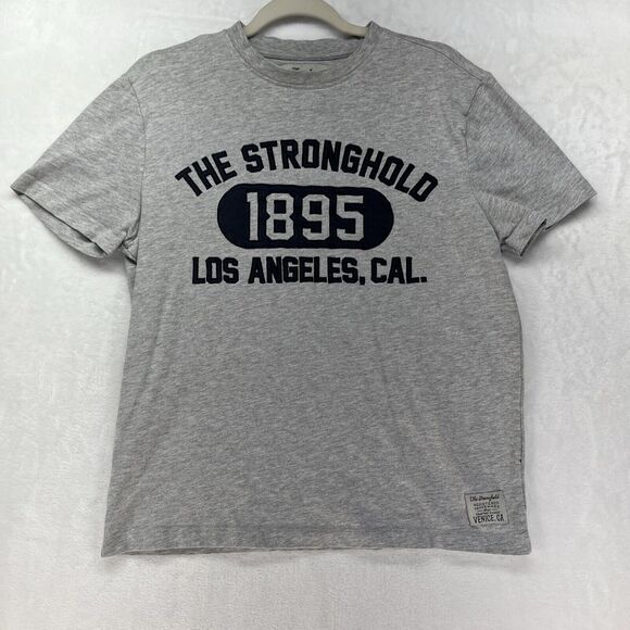 The Stronghold LA Tee Mens Sz Medium Gray 1895 Venice - Picture 1 of 7